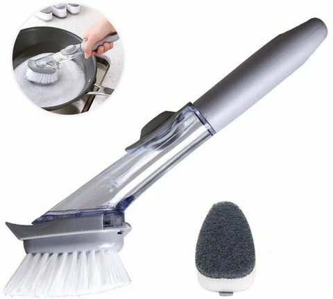 Decontamination Cleaning Brush Scrubber Dish Bowl Washing | Dish Wand Brush Set